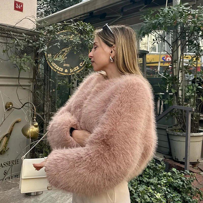 Luxe Parisian Fur Jacket